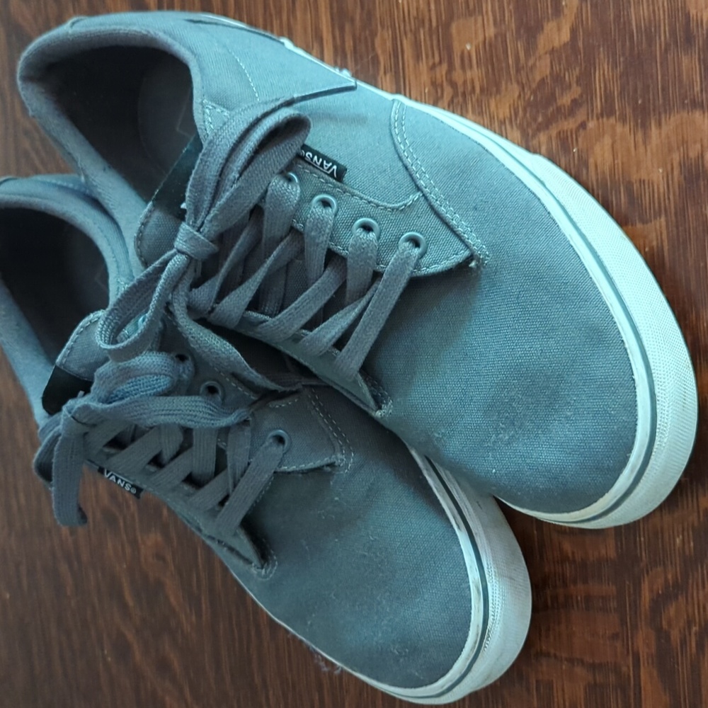 Men's Grey Vans Size 11